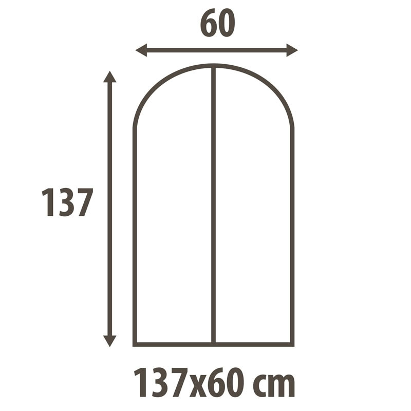 2 Чехол для одежды Hausmann Herbarium 137x60см фото 2