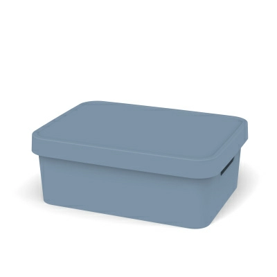 Полноразмерное изображение Ящик для хранения Ambient Folk 11л, серо-голубой